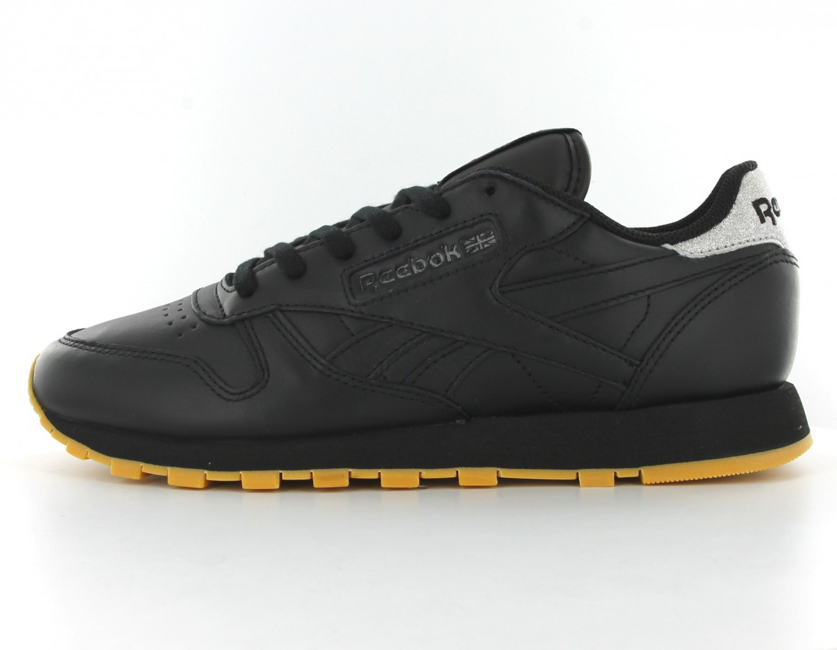 Reebok CL Leather Met Diamond Noir-Gomme-Diamond