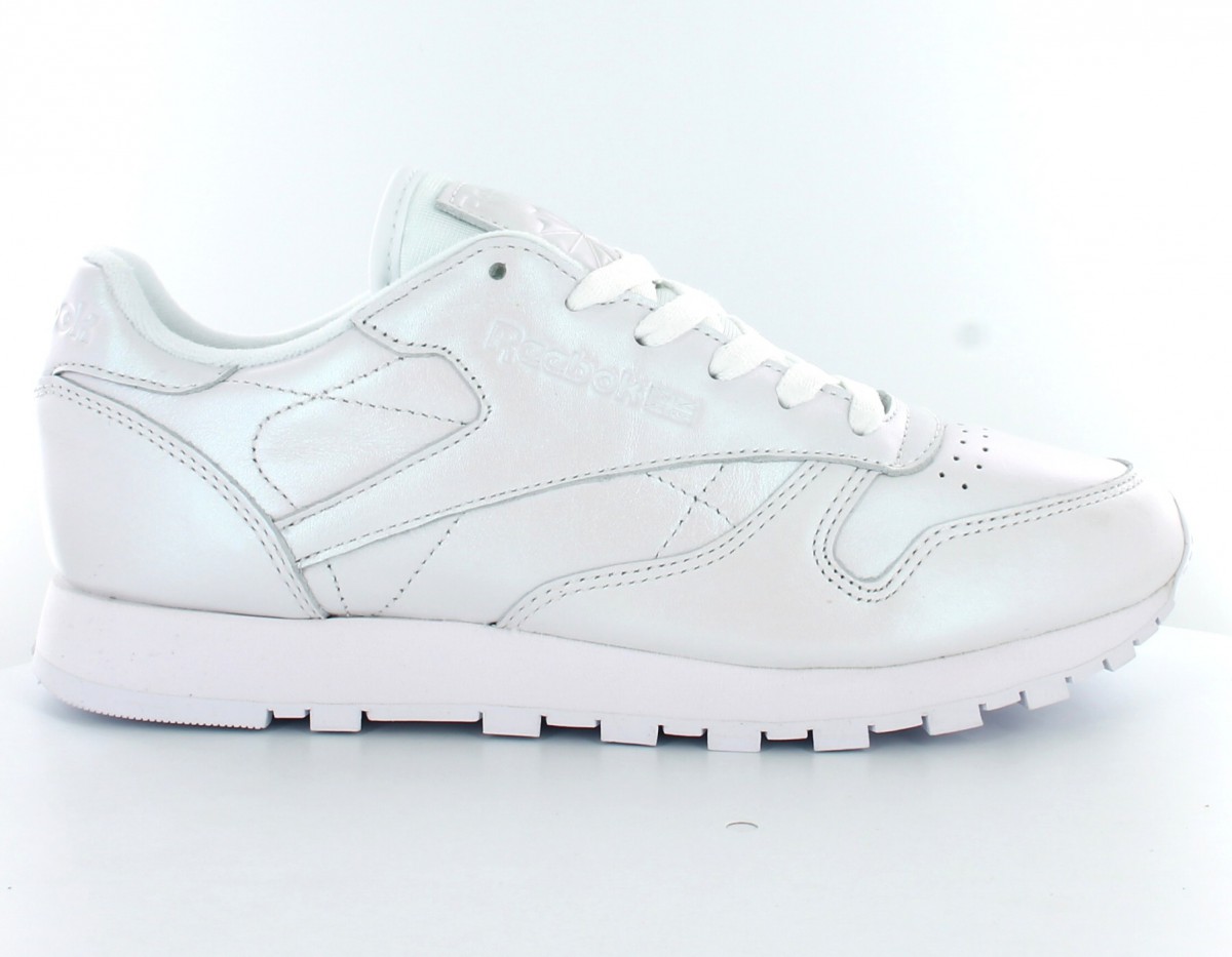 Reebok CL Leather Pearlized White