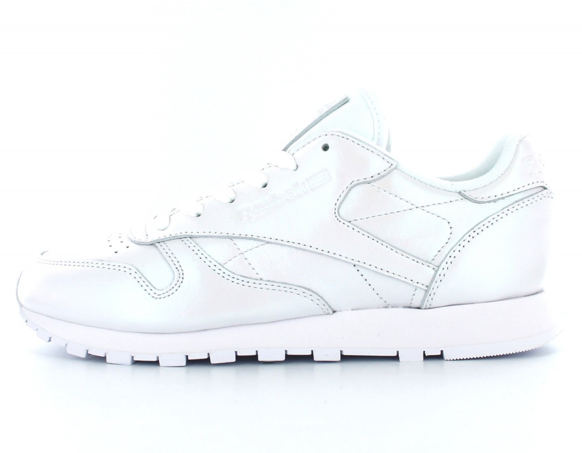 Reebok CL Leather Pearlized White