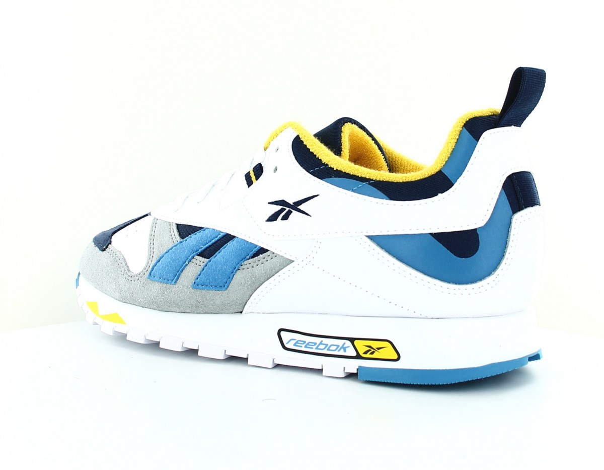 Reebok Cl leather rc 1.0 blanc bleu gris bleu marine jaune