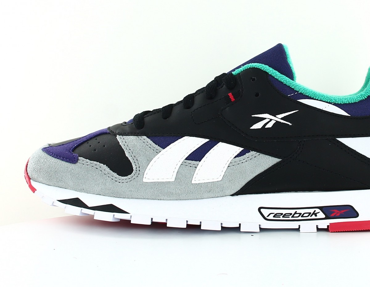 Reebok Cl leather rc 1.0 noir blanc gris violet vert