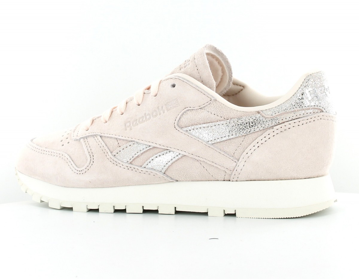 Reebok CL Leather Shimmer Rose Pale