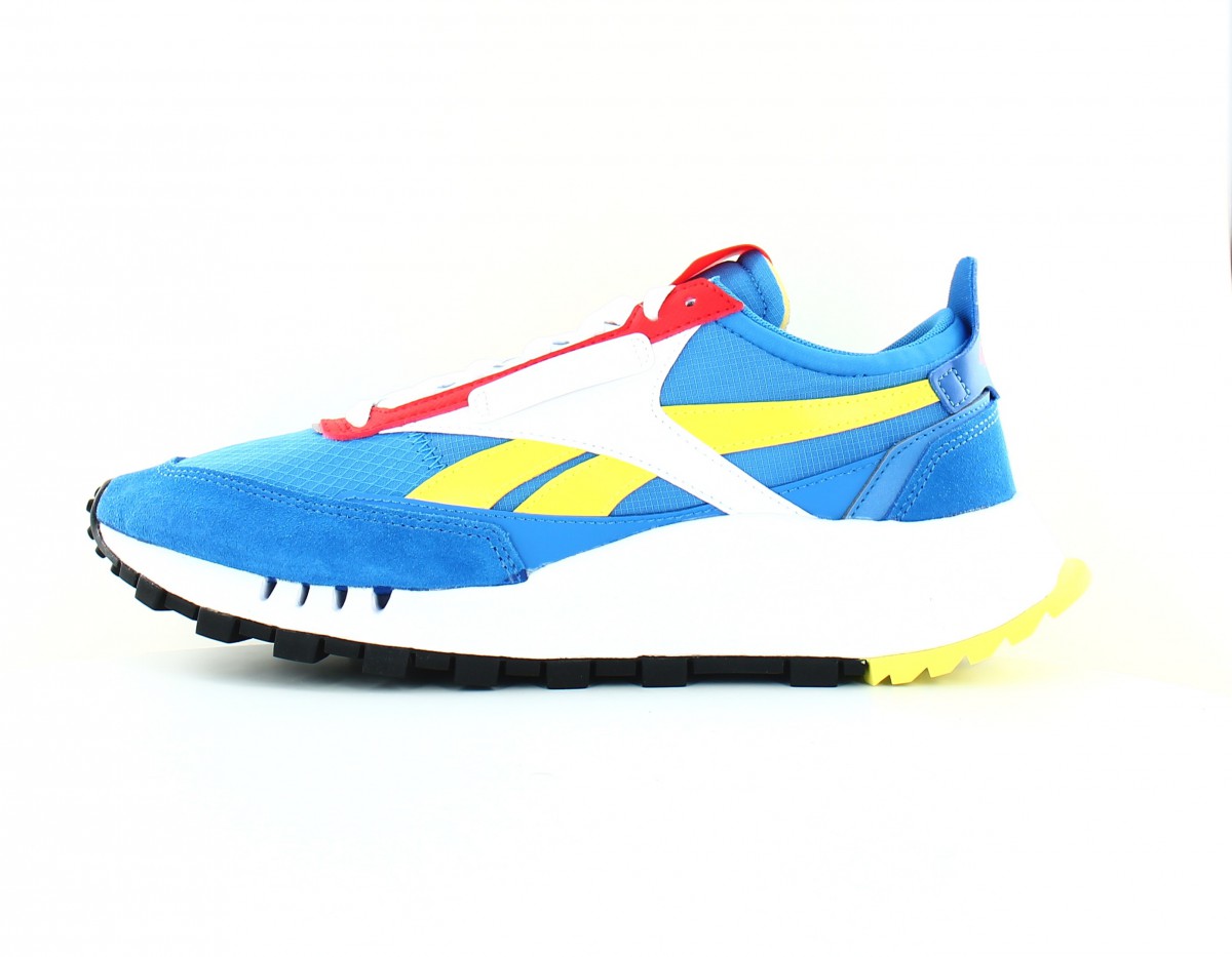 Reebok CL Legacy bleu jaune rouge blanc