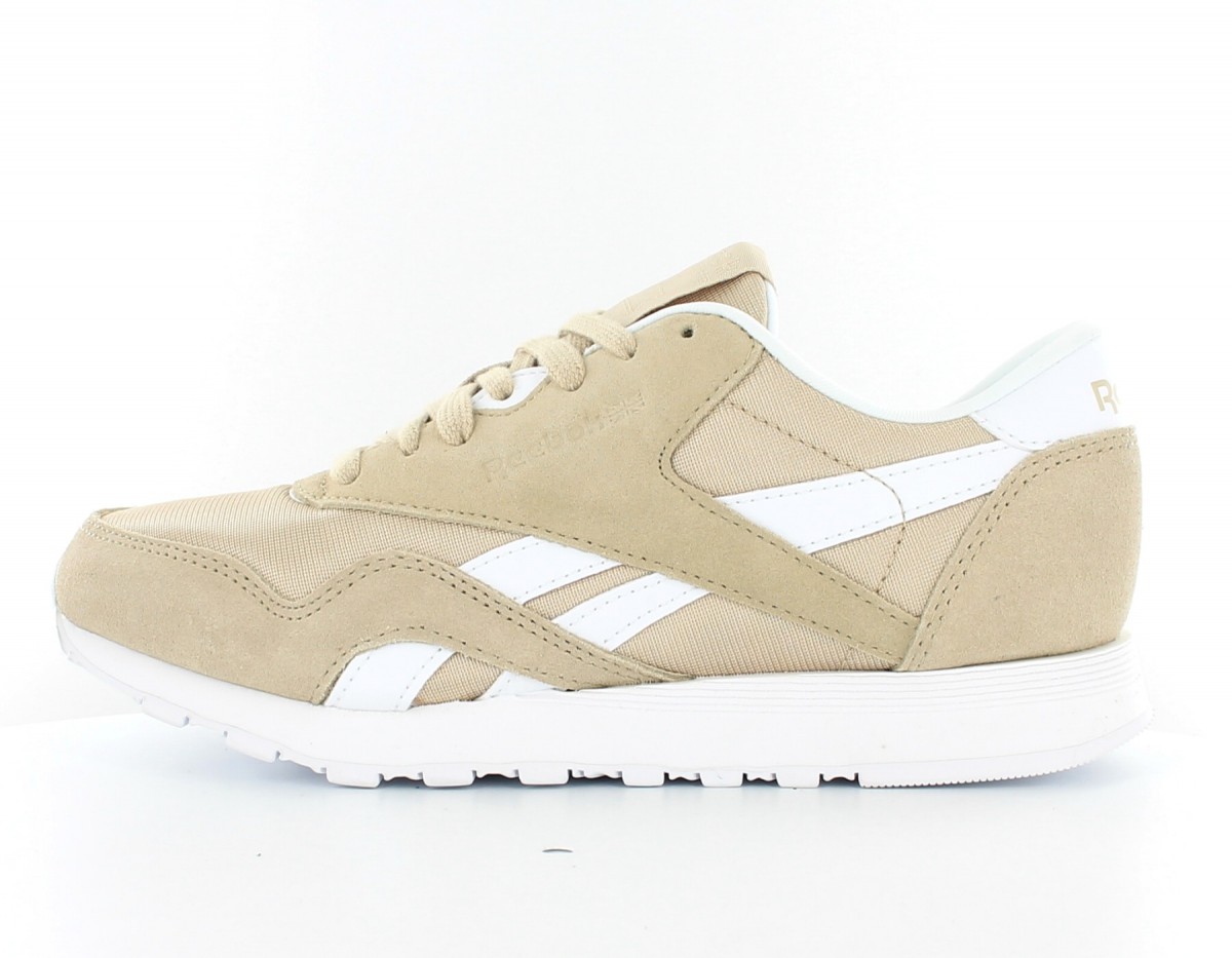 Reebok CL nylon SU Oatmeal-White