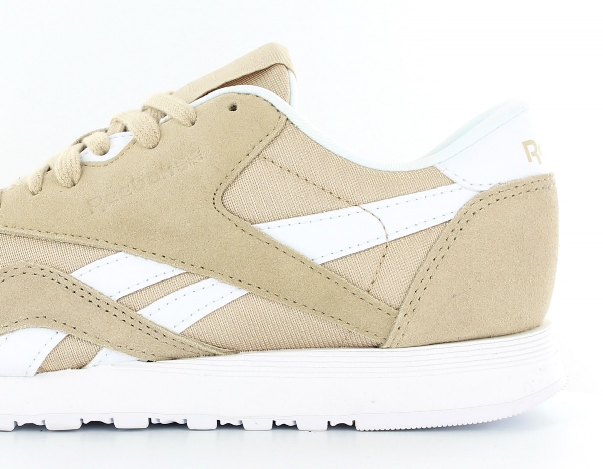 Reebok CL nylon SU Oatmeal-White