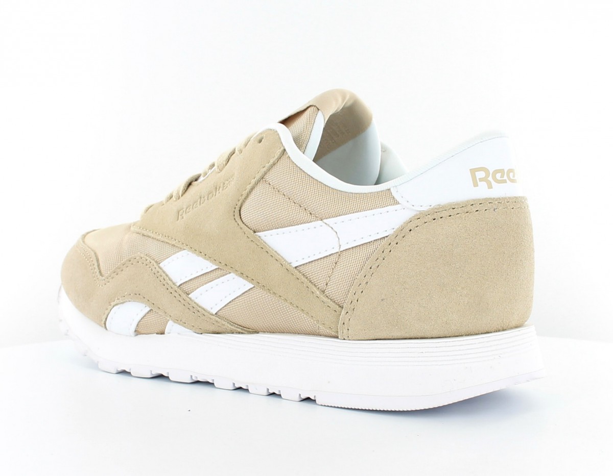 Reebok CL nylon SU Oatmeal-White