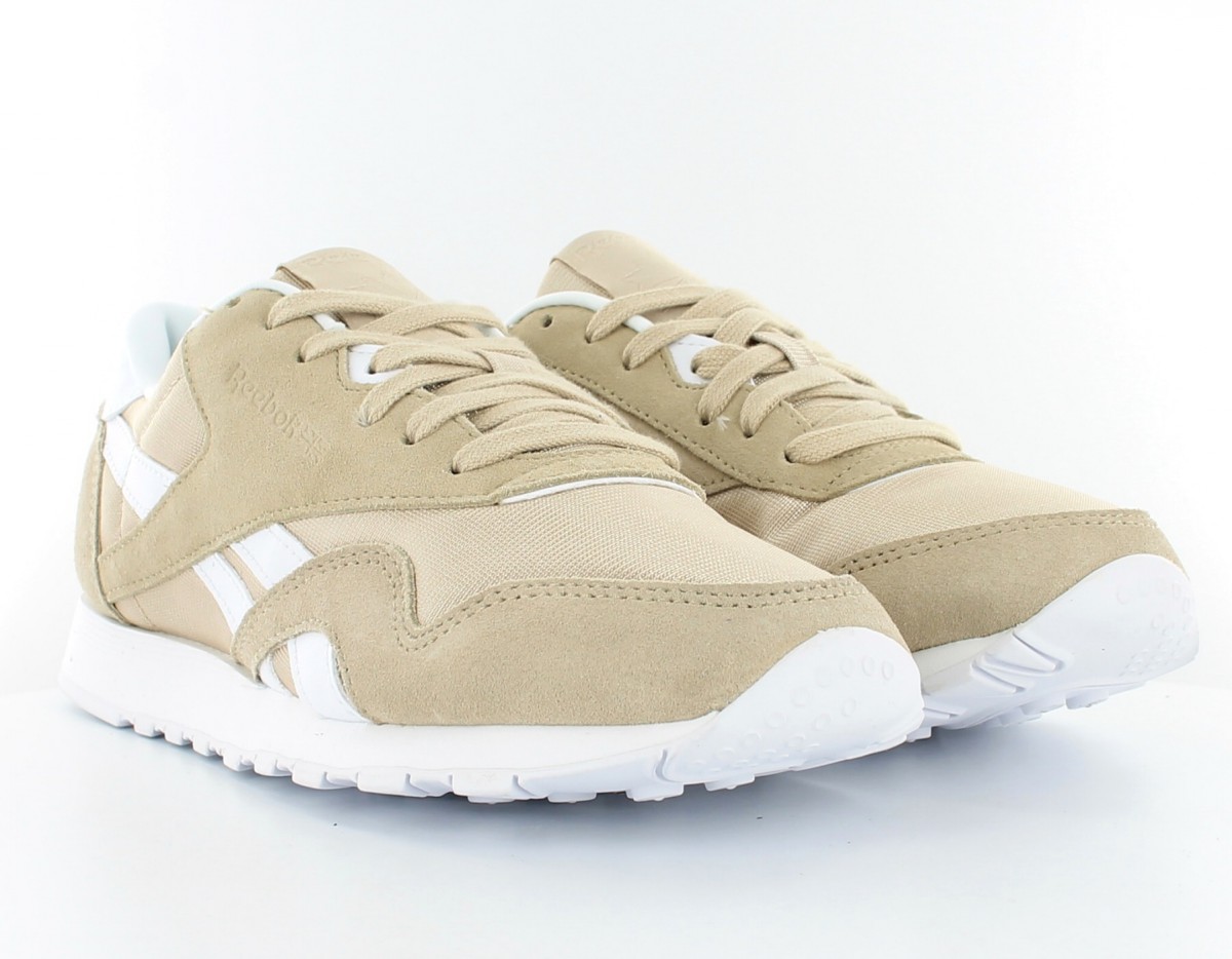 Reebok CL nylon SU Oatmeal-White