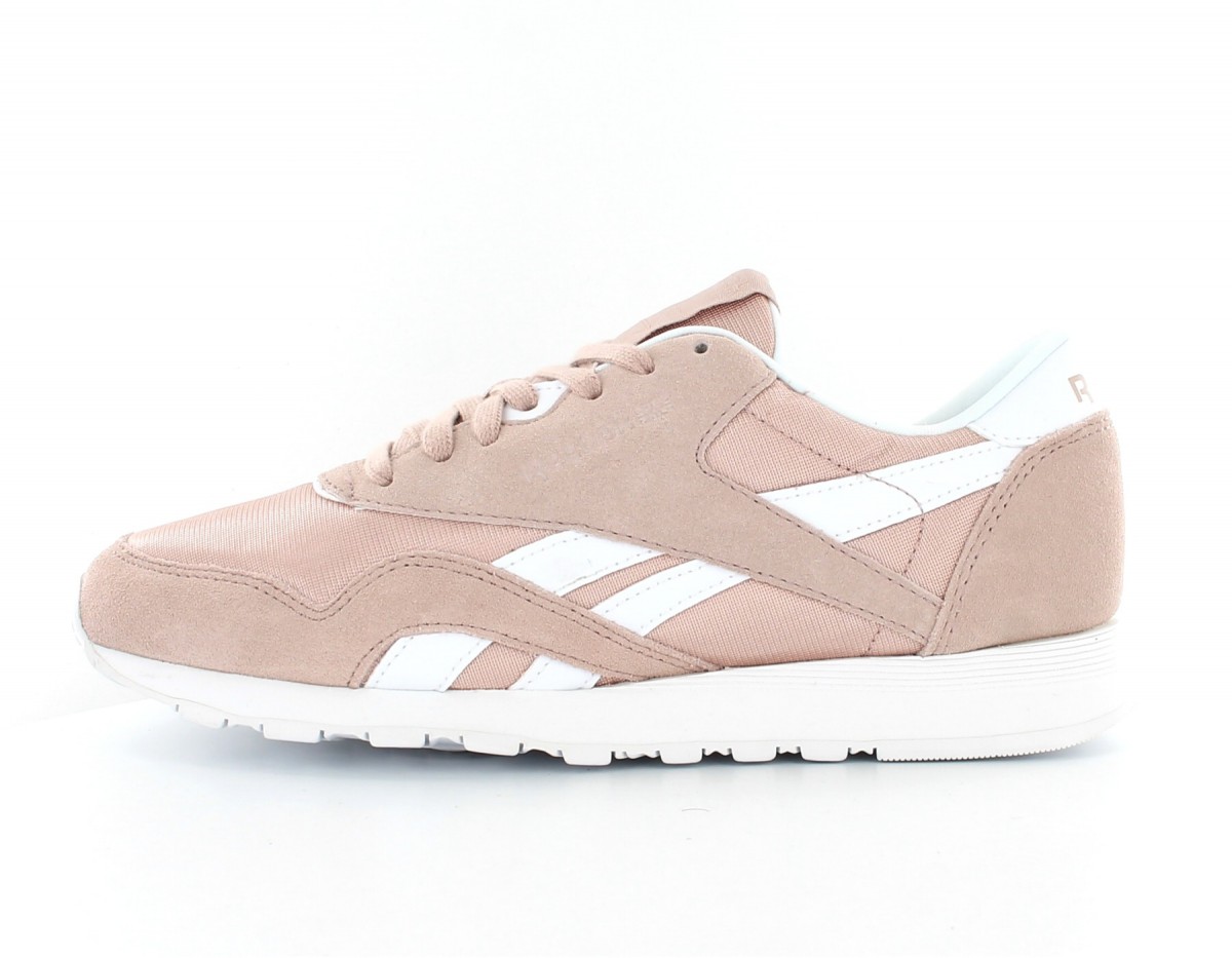 Reebok CL nylon SU Pink-White