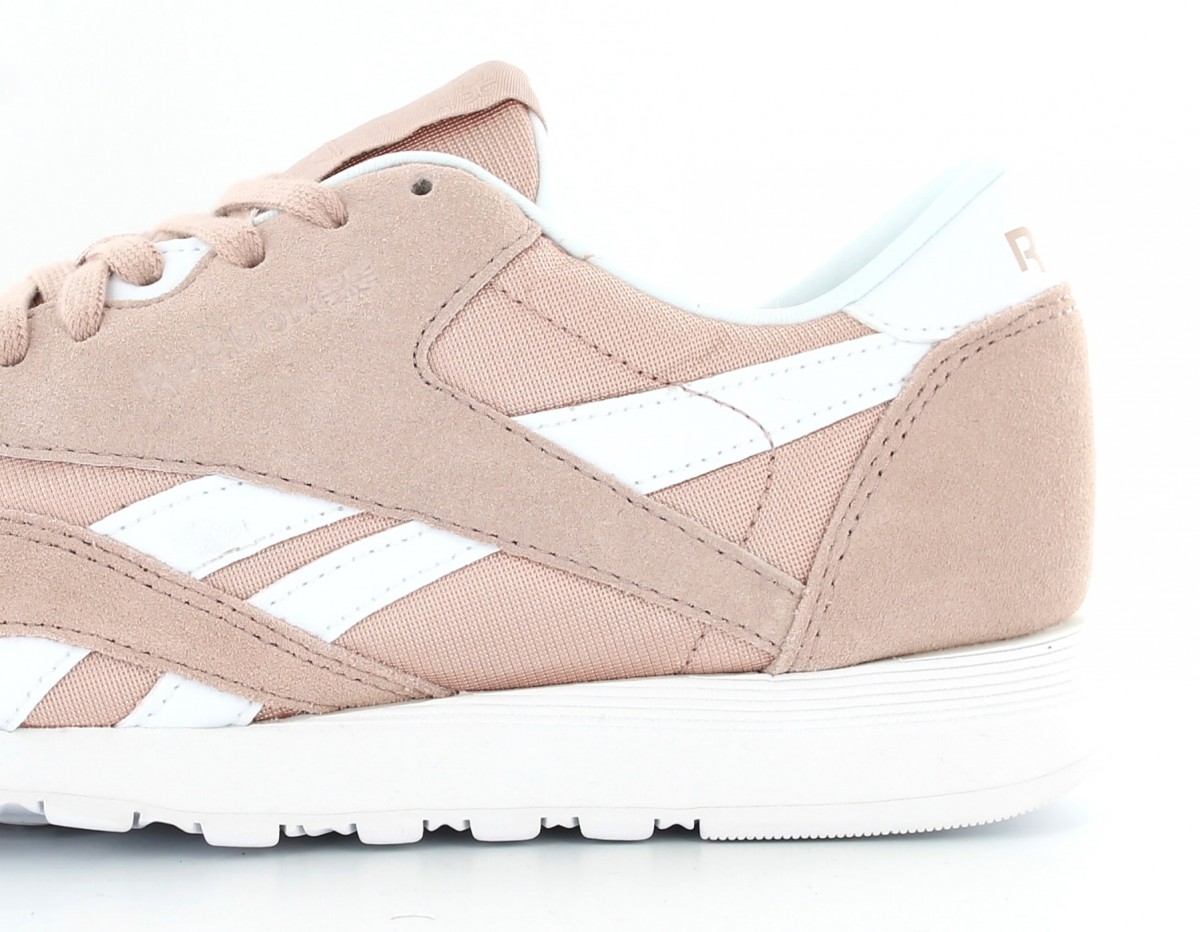 Reebok CL nylon SU Pink-White