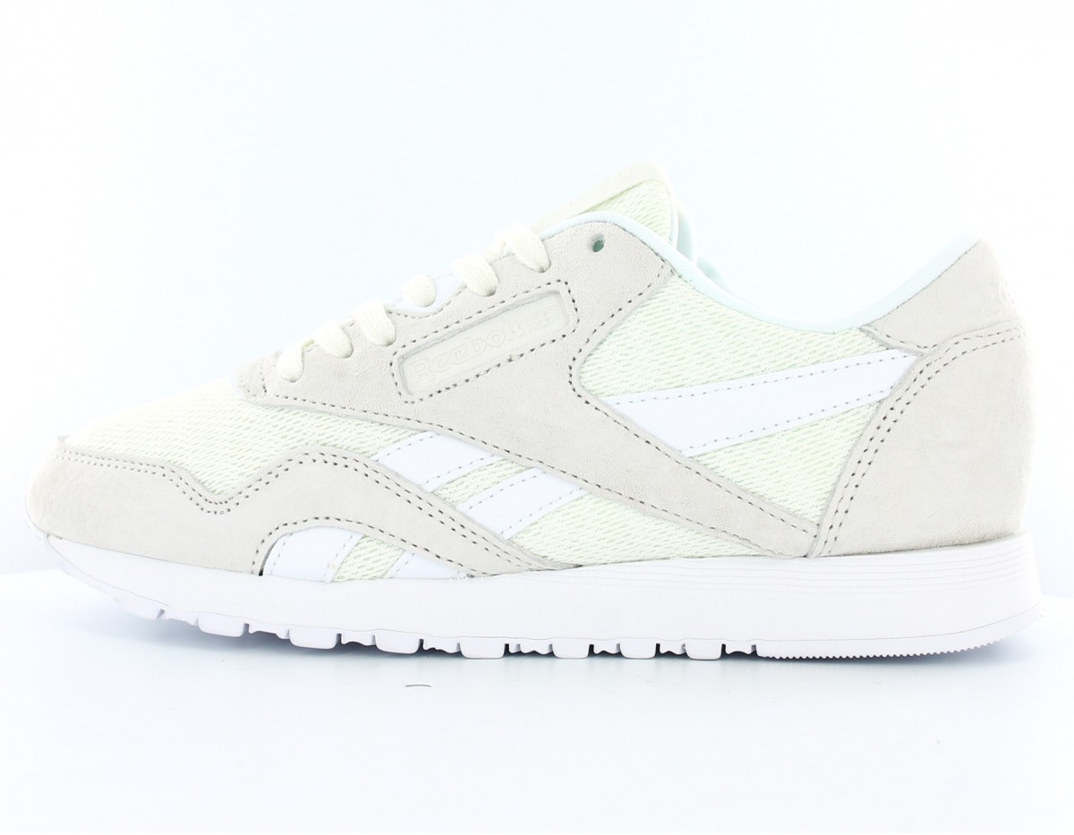 Reebok CL nylon Beige-Sail Away