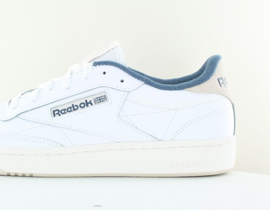 Reebok Club c 85 blanc beige bleu
