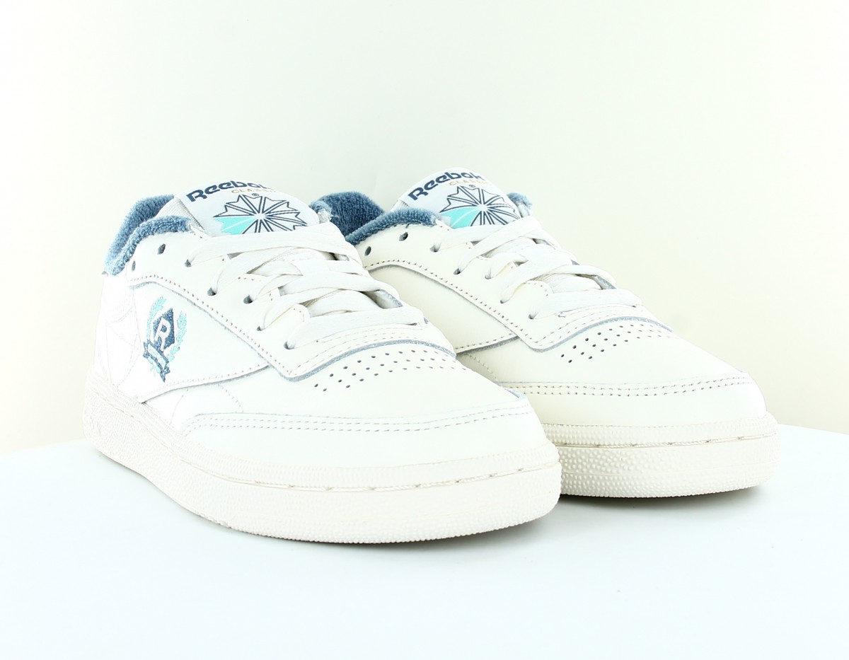 Reebok Club c 85 laurier blanc bleu vert