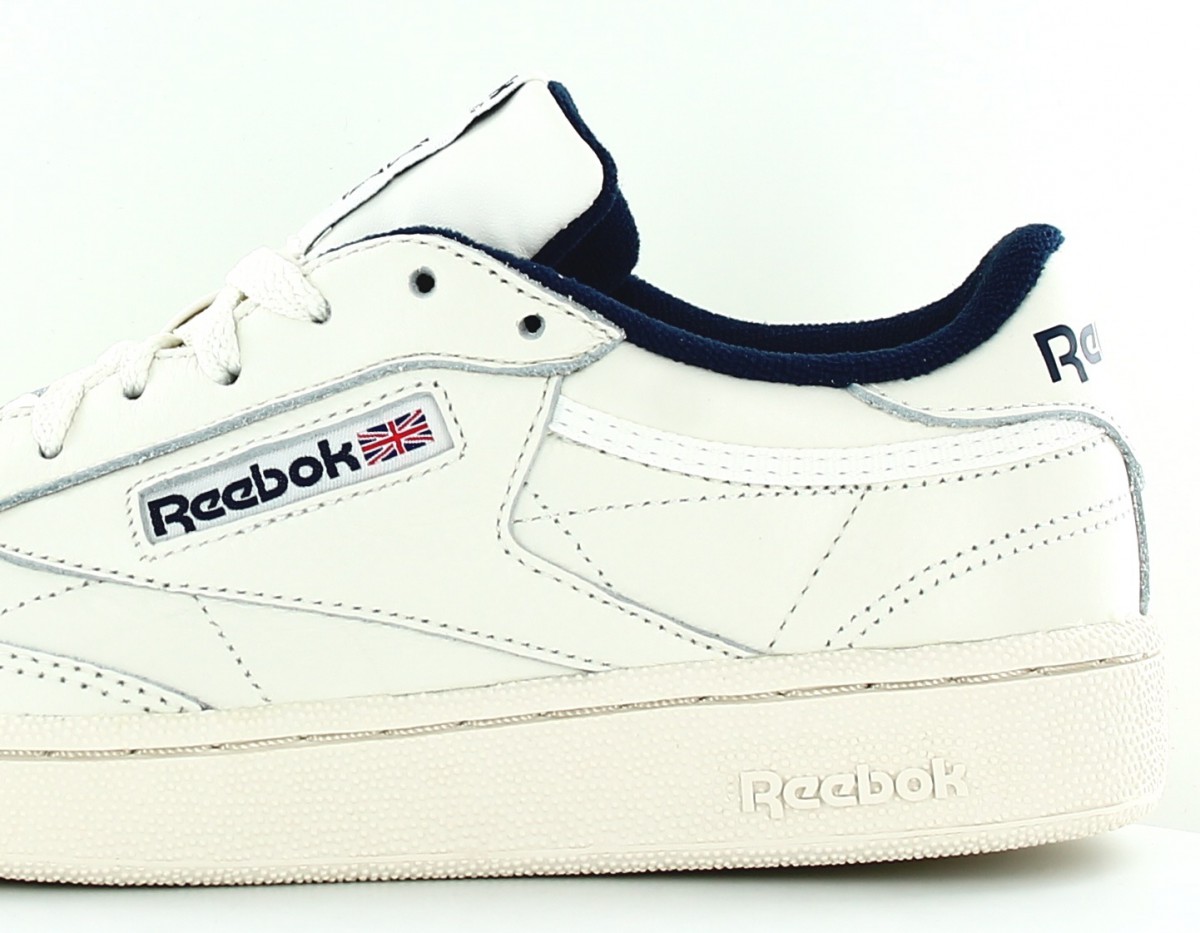 Reebok Club c 85 mu beige bleu marine