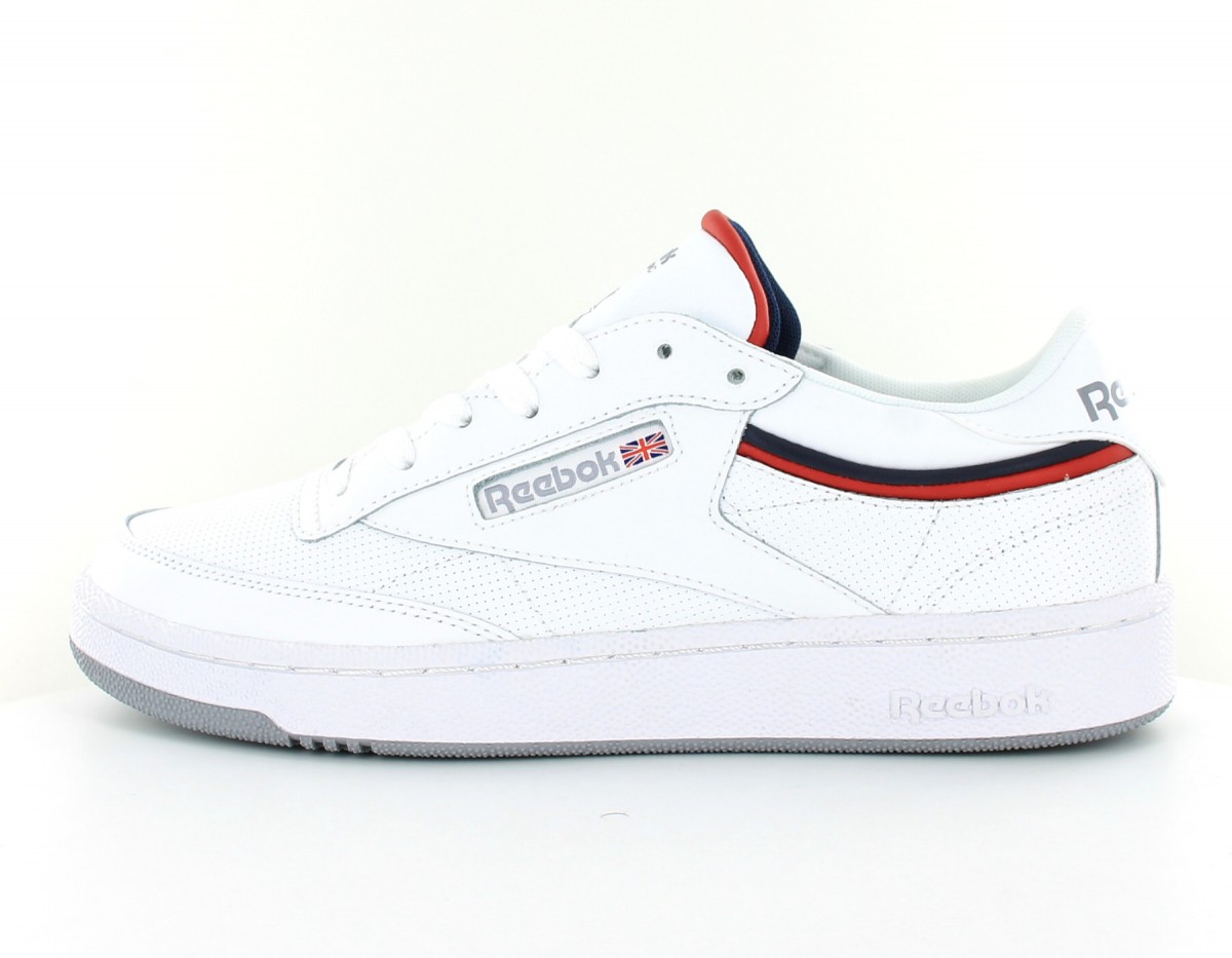 Reebok Club C 85 MU Blanc bleu rouge