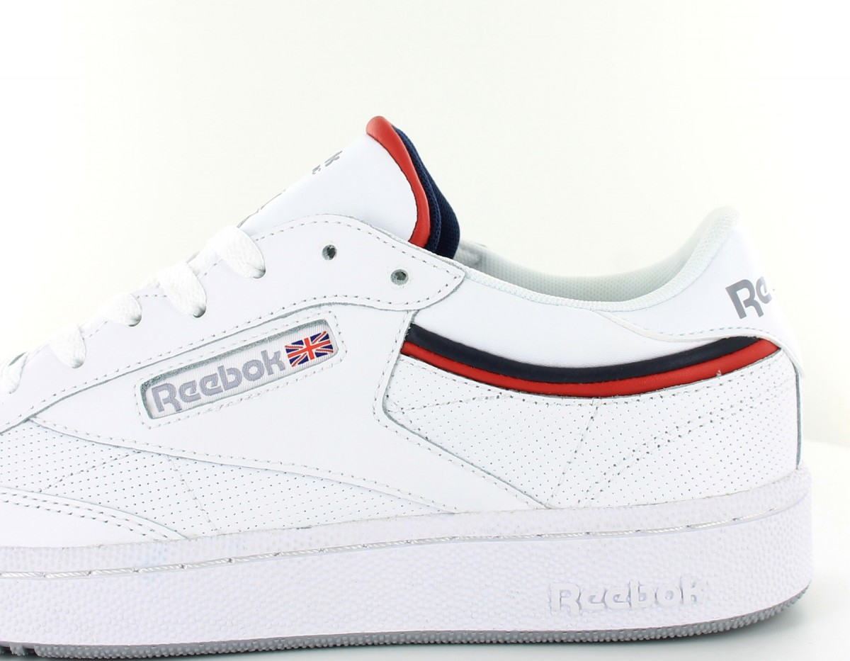 Reebok Club C 85 MU Blanc bleu rouge