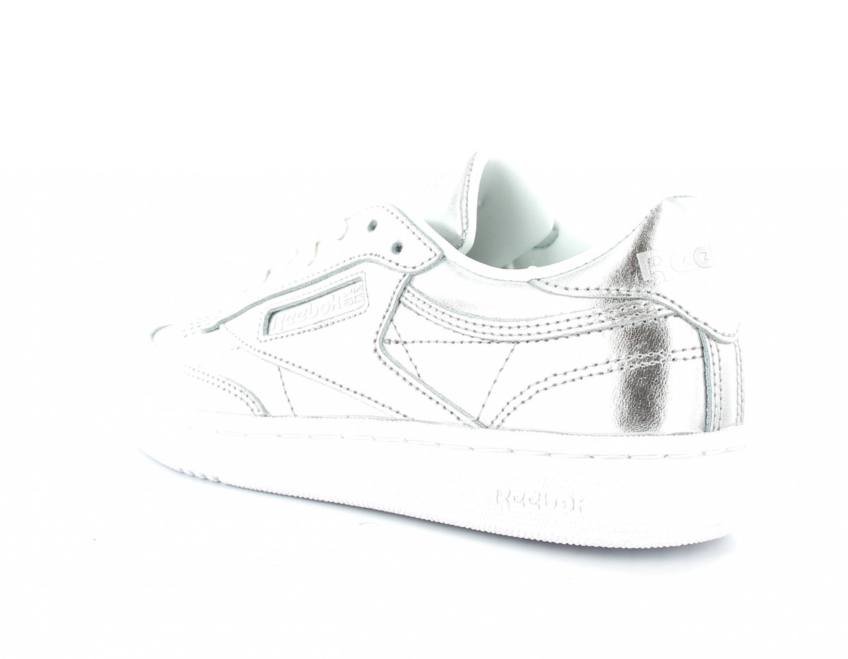 Reebok Club C 85 shine Argent métallique silver