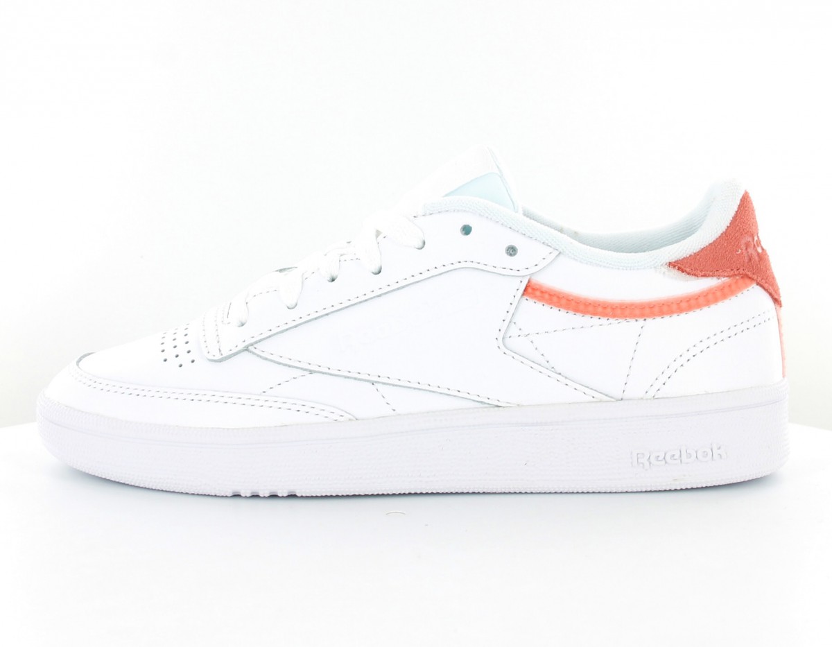 Reebok Club C 85 Trim leather Blanc blanc corail