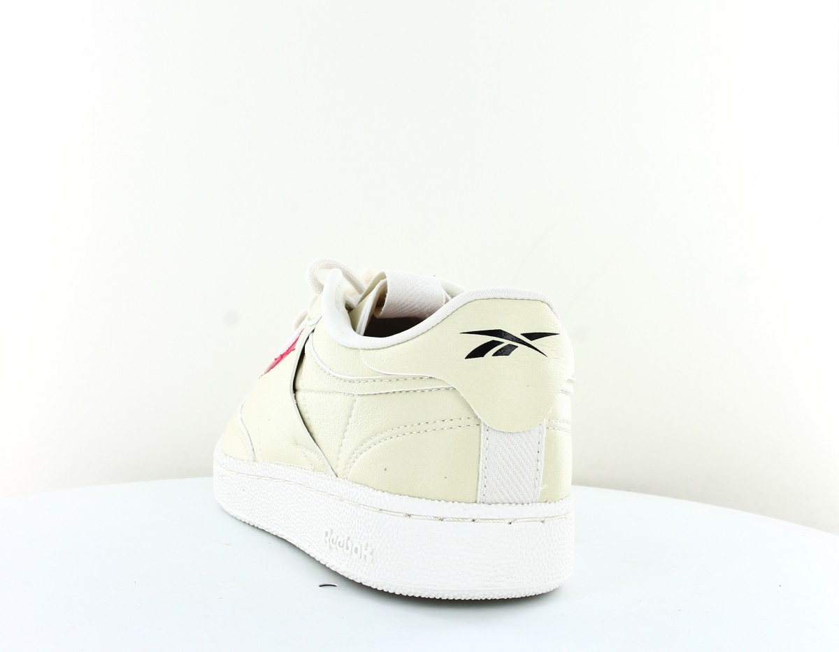 Reebok Club c 85 vegan milk beige rouge