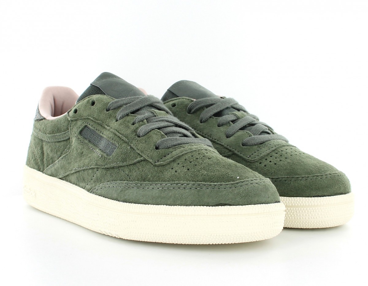 Reebok Club C 85 w&w vert/kaki/rose