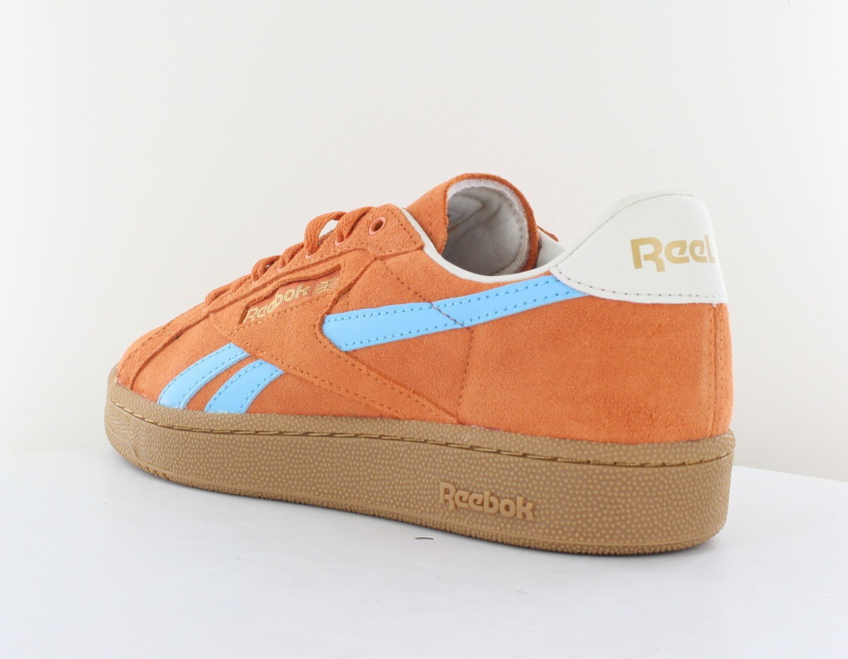 Reebok Clubc ground orange bleu