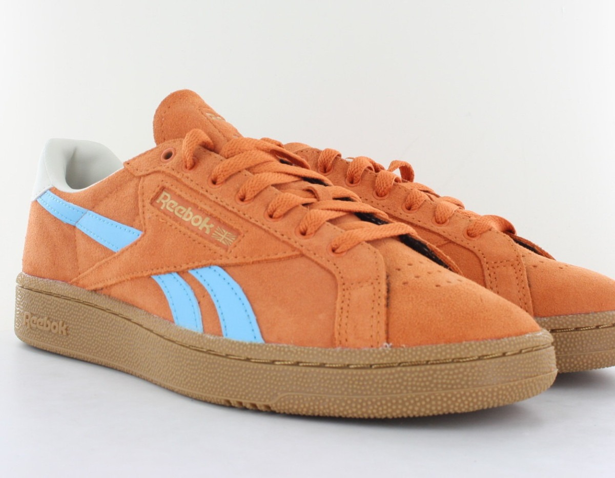 Reebok Clubc ground orange bleu