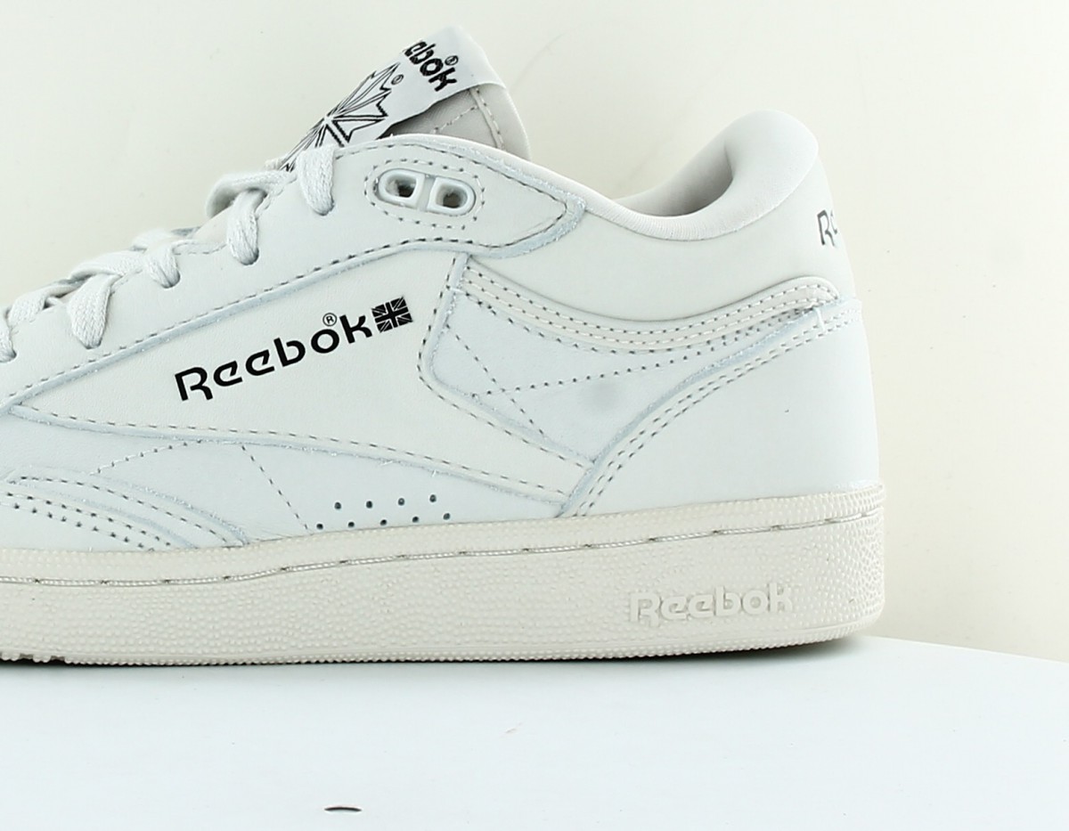 Reebok Club c mid II blanc cassé noir