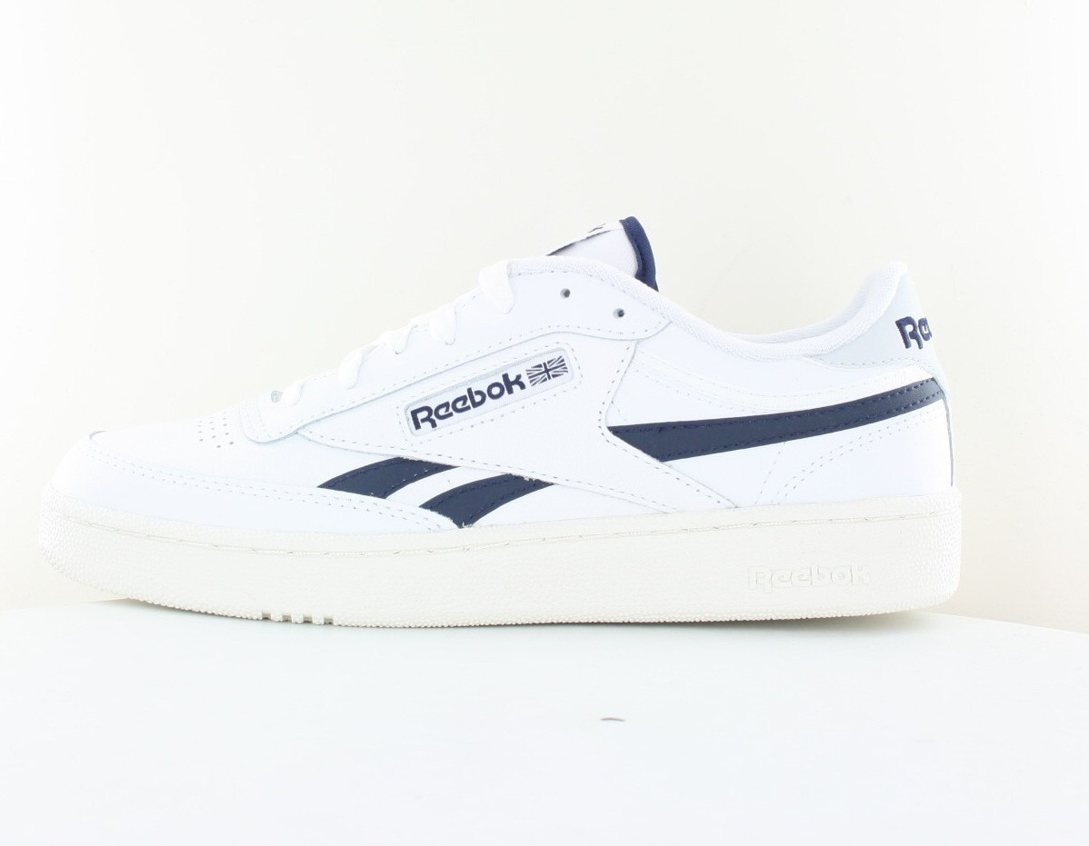 Reebok Clubc revenge blanc beige bleu marine