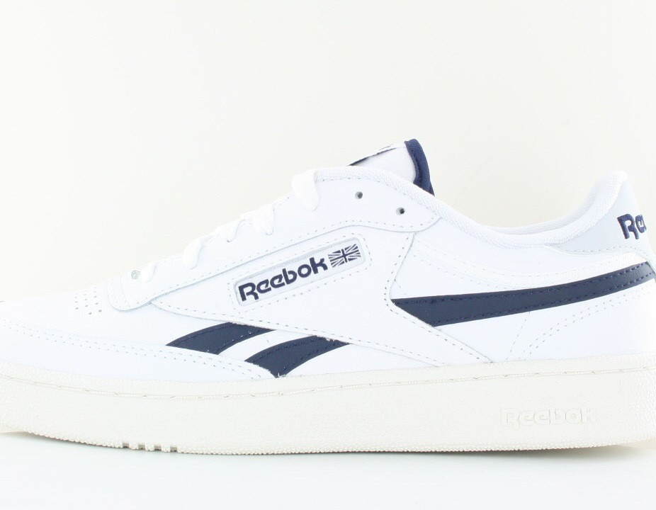 Reebok Clubc revenge blanc beige bleu marine