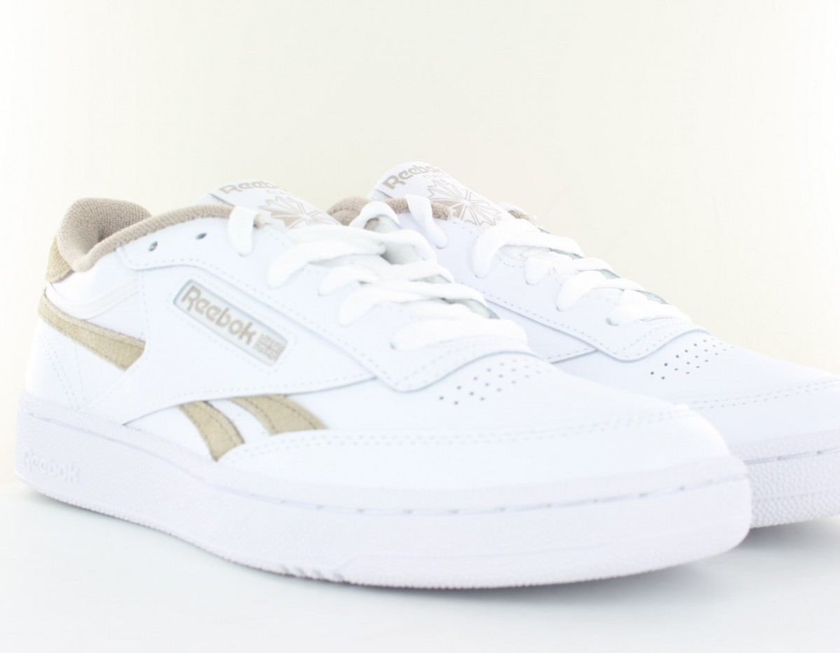 Reebok Club c revenge blanc beige