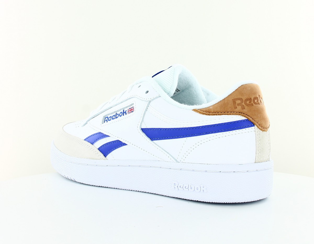 Reebok Club c revenge blanc bleu marron beige