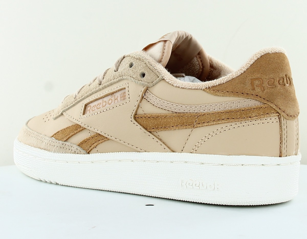 Reebok Club c revenge vintage femme beige creme blanc