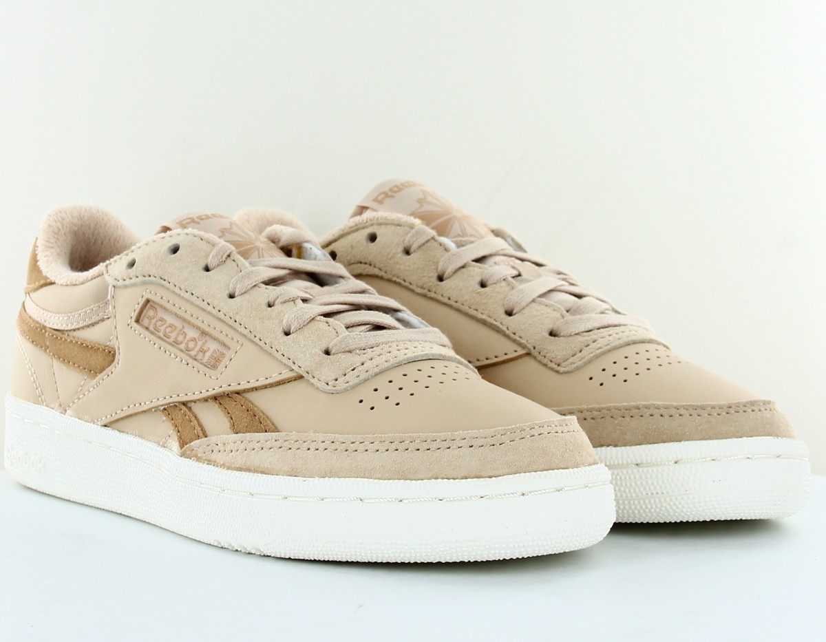 Reebok Club c revenge vintage femme beige creme blanc