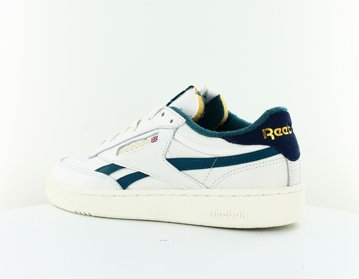 Reebok Club c revenge mu beige or vert bleu marine