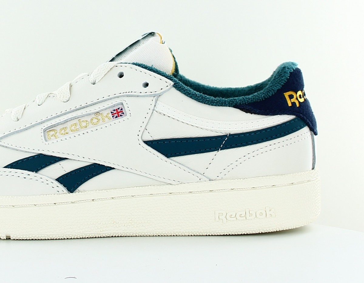 Reebok Club c revenge mu beige or vert bleu marine