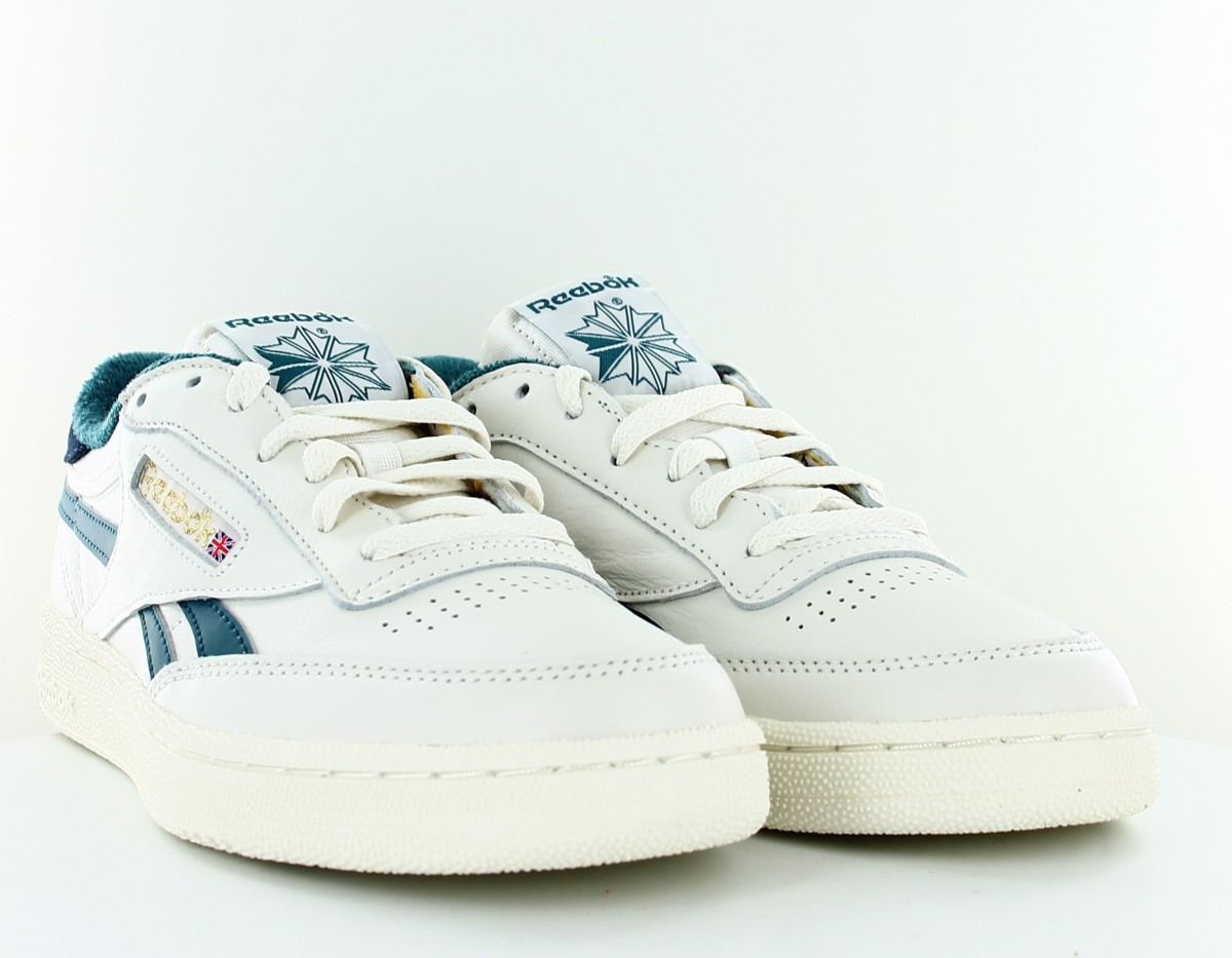 Reebok Club c revenge mu beige or vert bleu marine