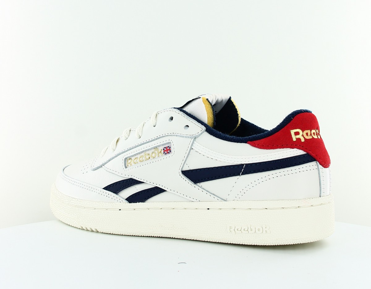 Reebok Club c revenge mu beige or bleu marine rouge