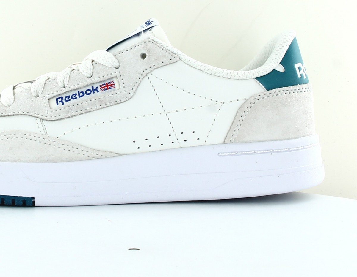 Reebok Court peak blanc bleu turquoise