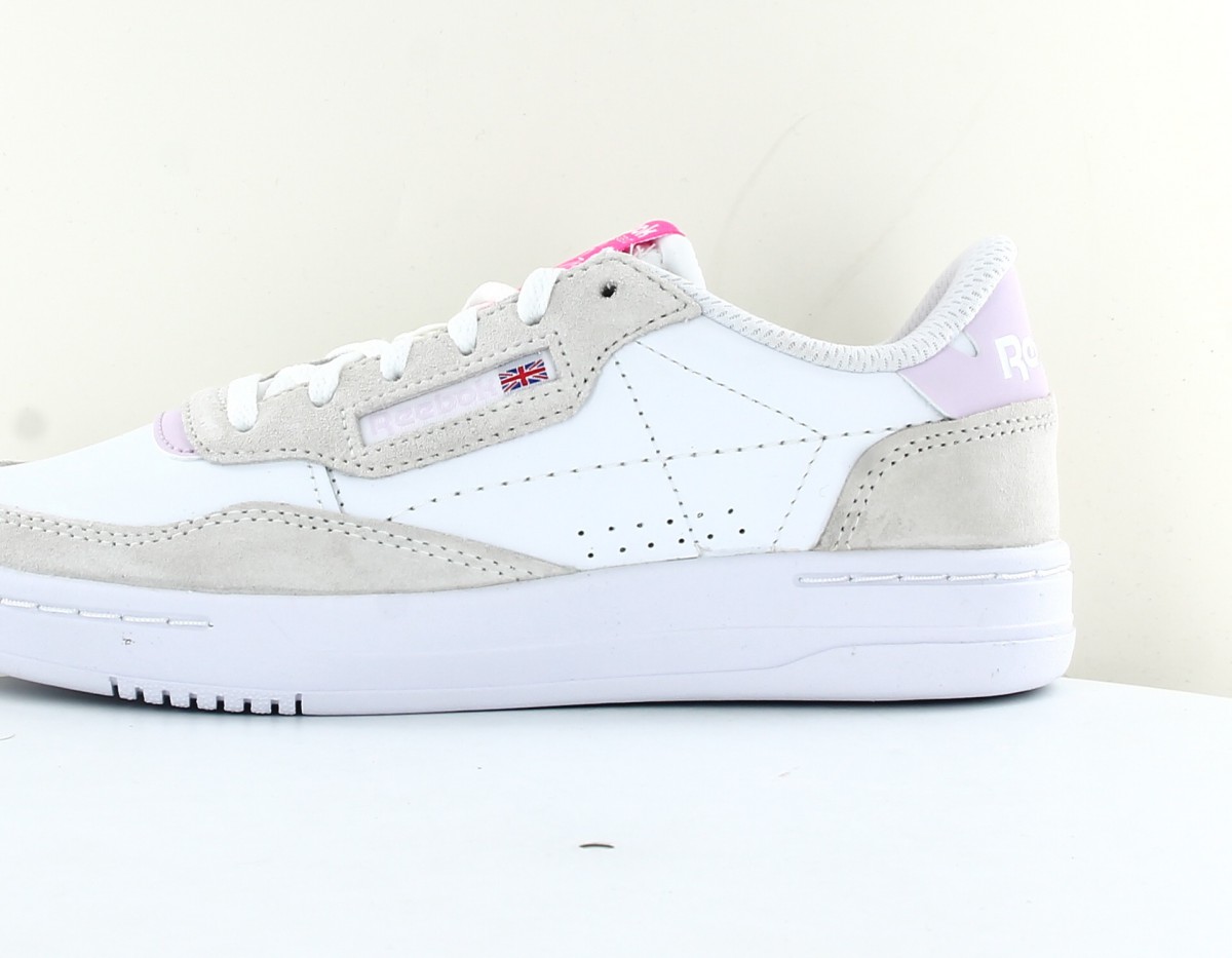 Reebok Court peak blanc rose beige