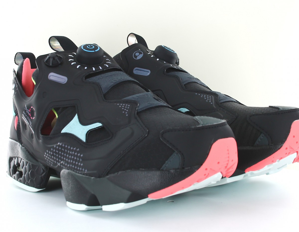 Reebok Insta pump fury og noir rose bleu jaune