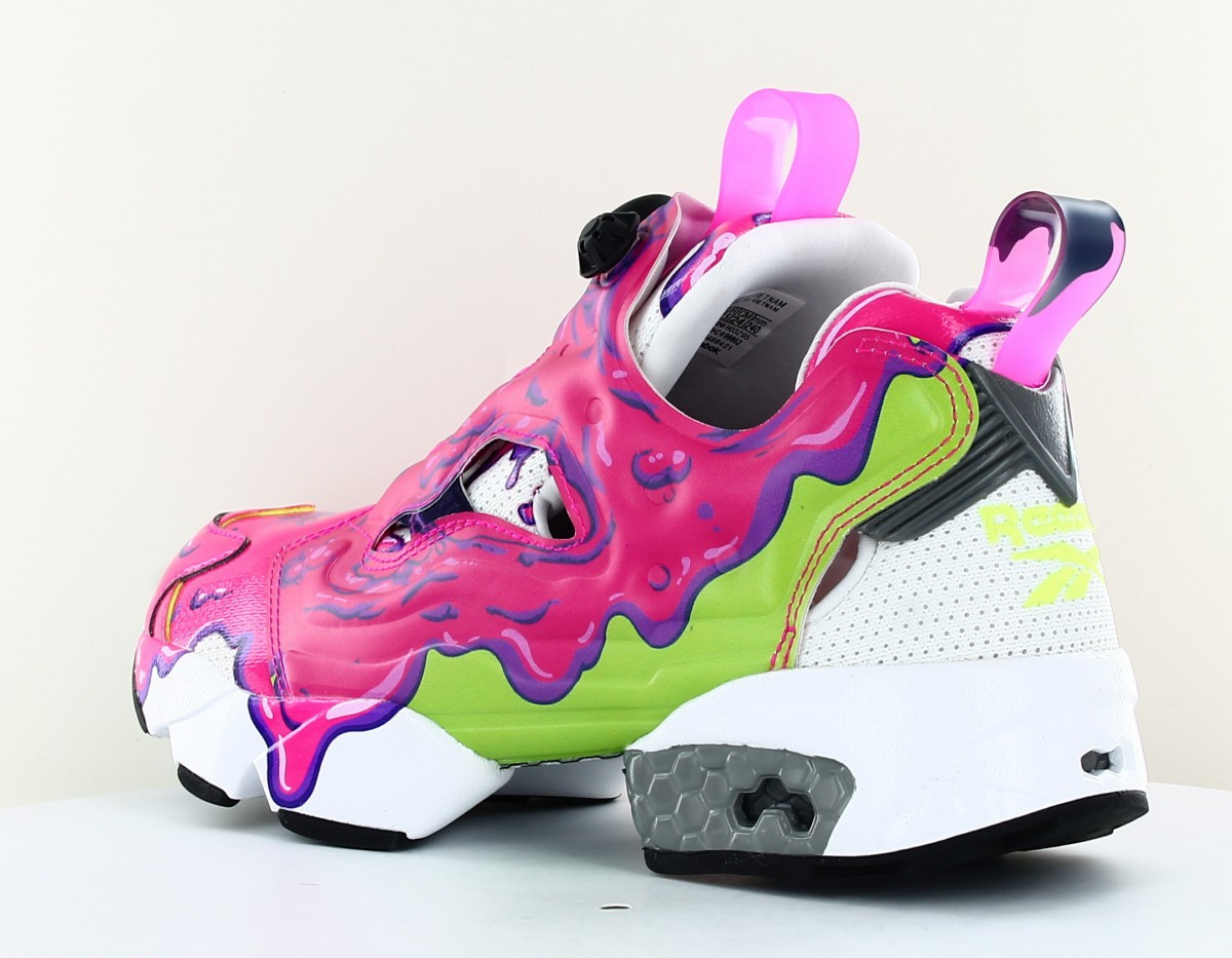 Reebok Insta pump fury ghost busters rose blanc noir