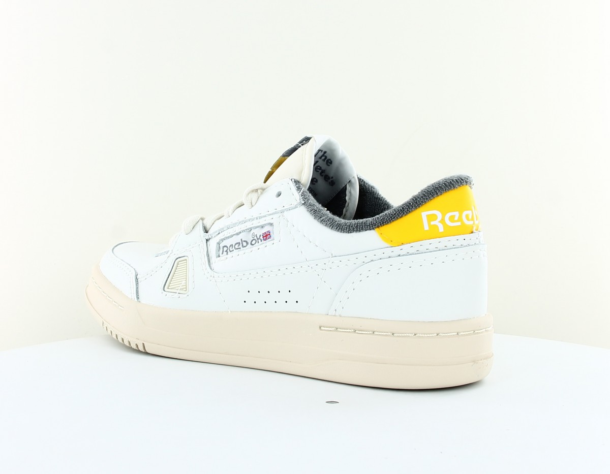 Reebok Lt court blanc jaune gris