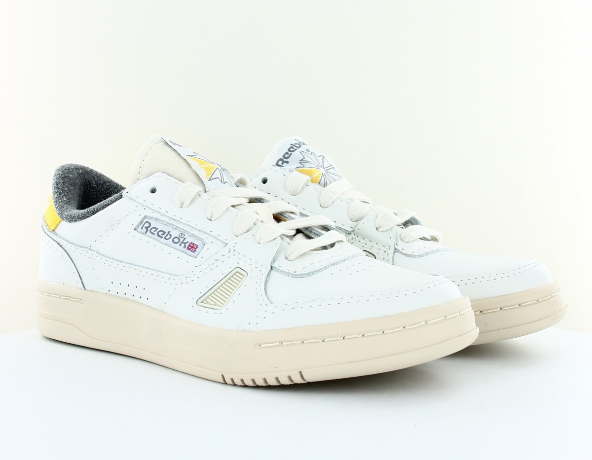 Reebok Lt court blanc jaune gris