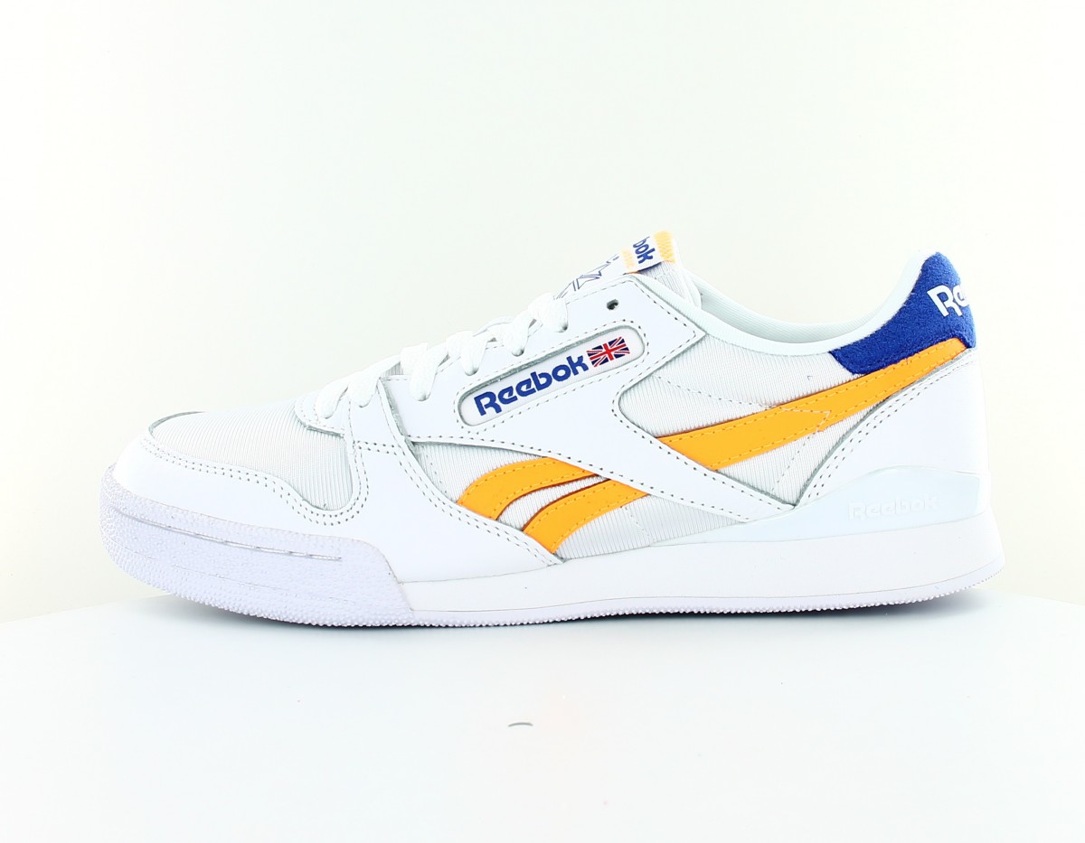 Reebok Phase 1 mu blanc jaune bleu