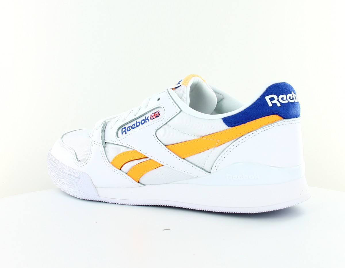 Reebok Phase 1 mu blanc jaune bleu