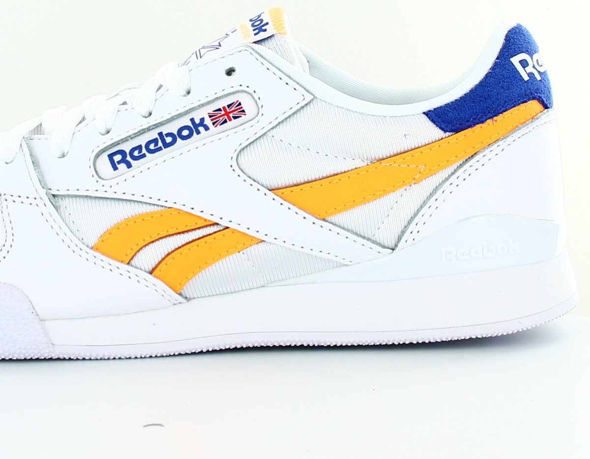 Reebok Phase 1 mu blanc jaune bleu