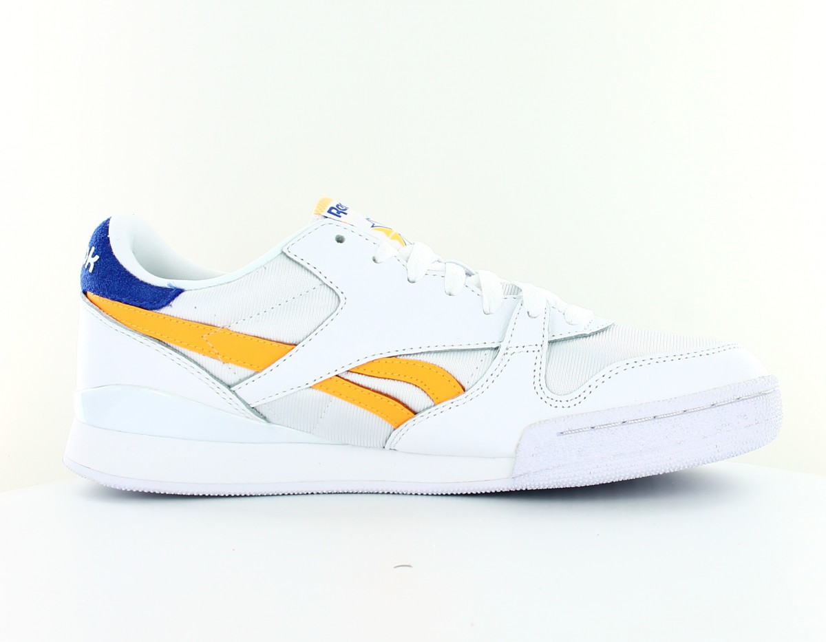 Reebok Phase 1 mu blanc jaune bleu