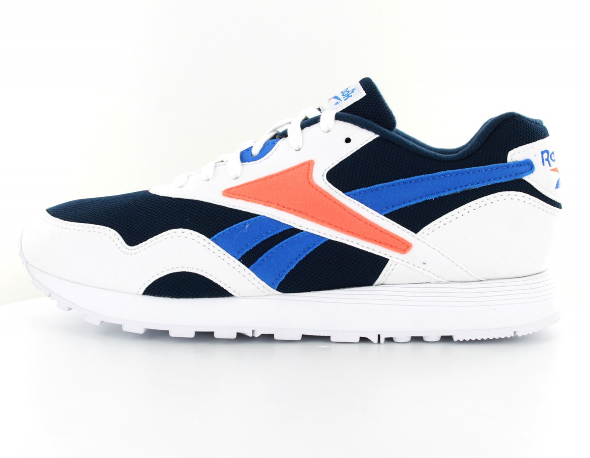 Reebok Rapide MU Blanc bleu marine orange