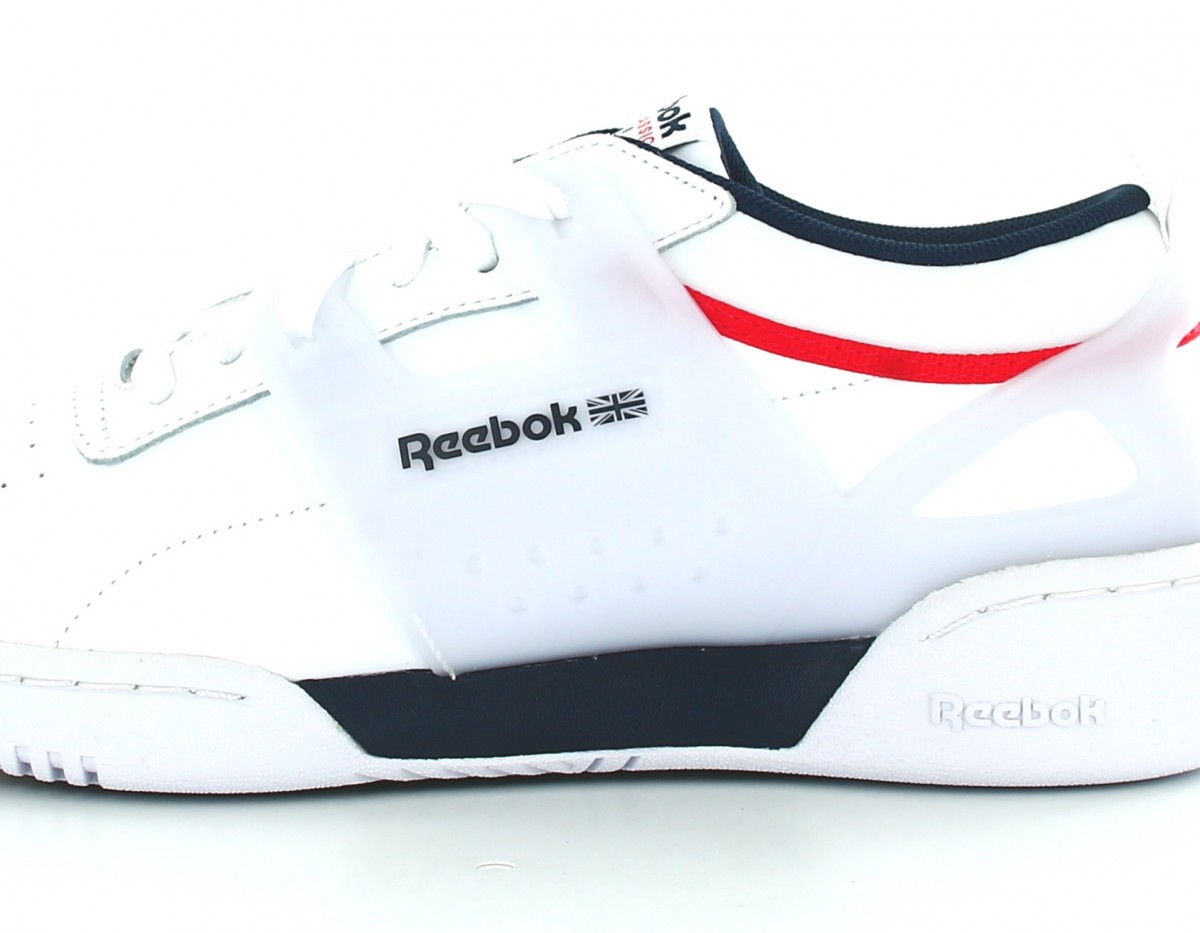 Reebok Workout advance blanc bleu rouge