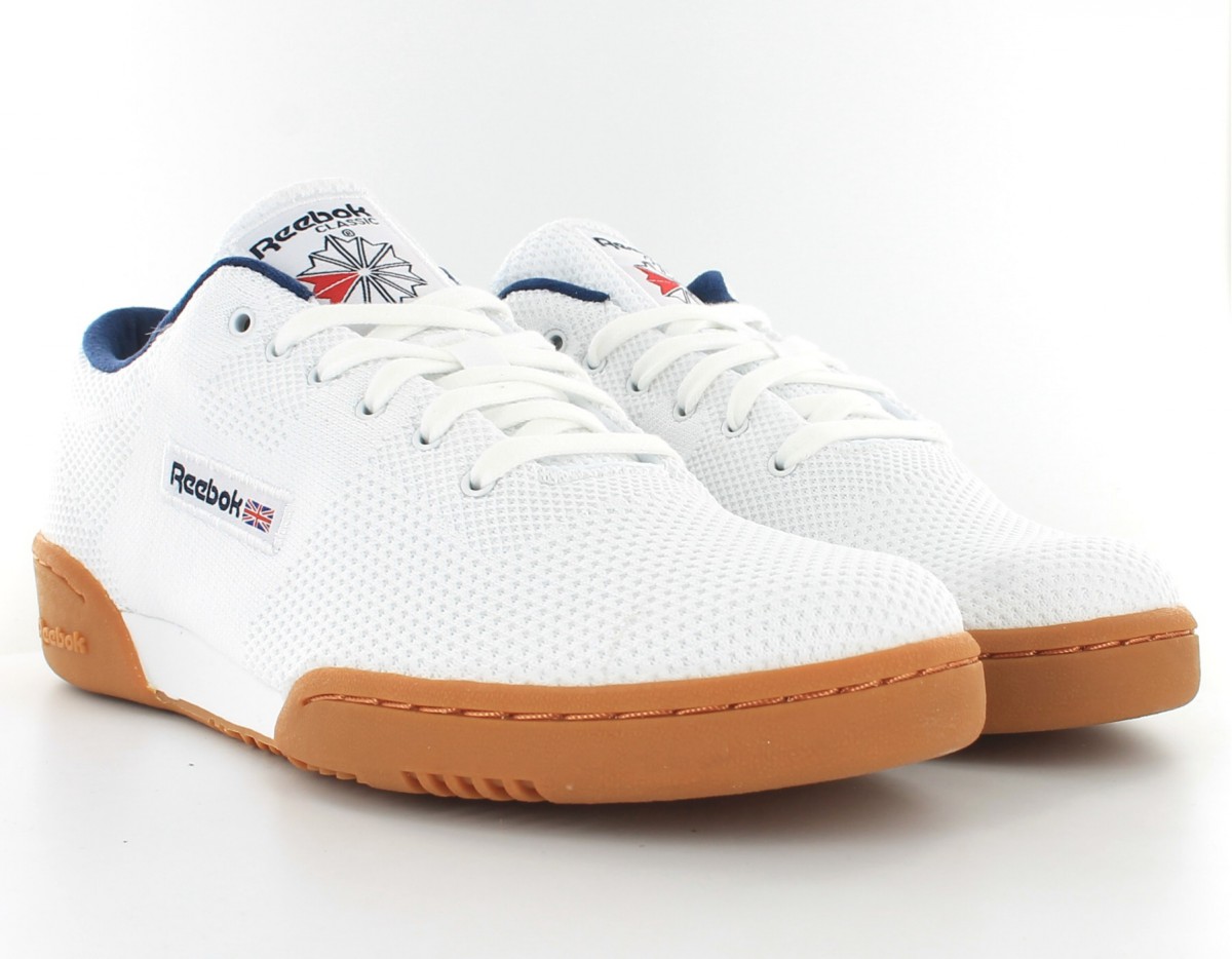 Reebok Workout Clean OG Ultraknit White-Blue-Brown