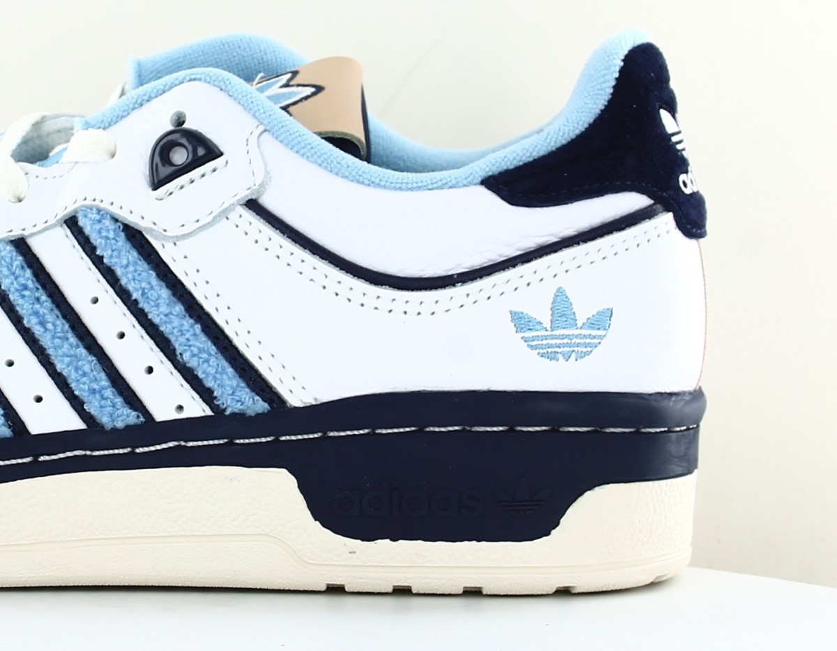 Adidas Rivalry low 86 blanc bleu ciel noir